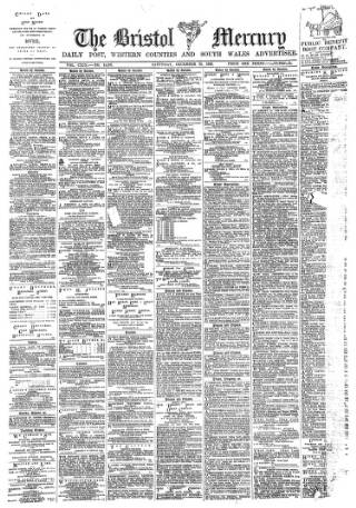 cover page of Bristol Mercury published on December 30, 1893