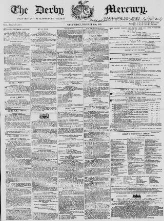 cover page of Derby Mercury published on December 30, 1863