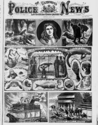 cover page of Illustrated Police News published on July 6, 1878