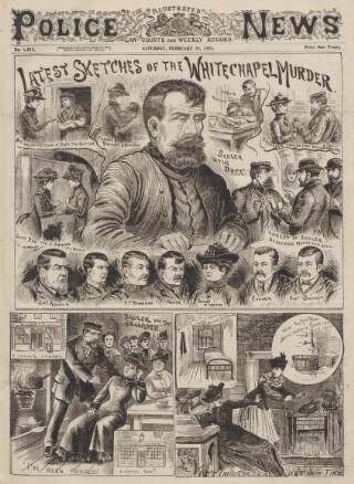 cover page of Illustrated Police News published on February 28, 1891