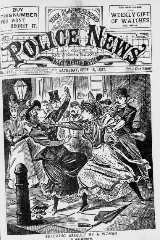 cover page of Illustrated Police News published on September 18, 1897