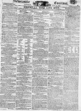 cover page of Newcastle Courant published on May 29, 1824