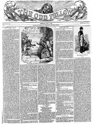cover page of The Odd Fellow published on July 6, 1839