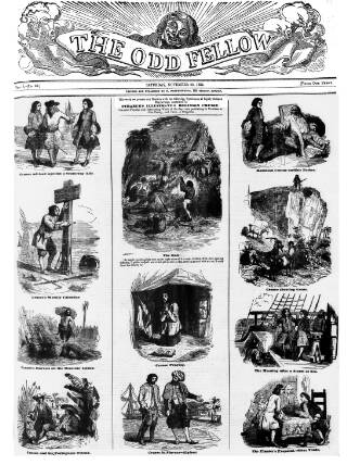 cover page of The Odd Fellow published on November 30, 1839