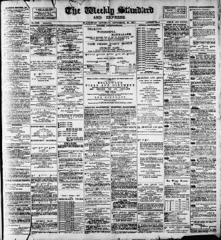 cover page of Blackburn Standard published on September 18, 1897