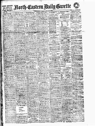 cover page of Daily Gazette for Middlesbrough published on February 28, 1912