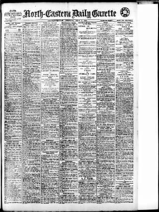cover page of Daily Gazette for Middlesbrough published on July 6, 1915