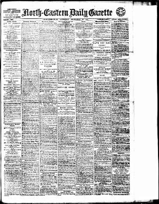 cover page of Daily Gazette for Middlesbrough published on November 30, 1918