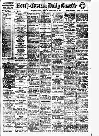 cover page of Daily Gazette for Middlesbrough published on December 30, 1919