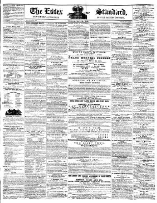 cover page of Essex Standard published on May 29, 1846