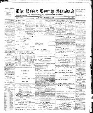 cover page of Essex Standard published on December 30, 1893