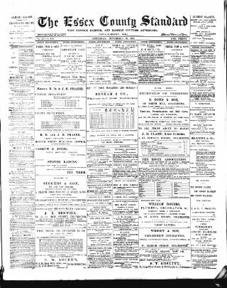 cover page of Essex Standard published on November 30, 1895