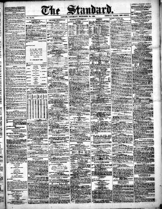 cover page of London Evening Standard published on December 30, 1905