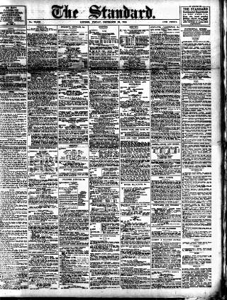 cover page of London Evening Standard published on December 30, 1910