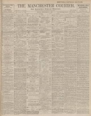 cover page of Manchester Courier published on December 30, 1904