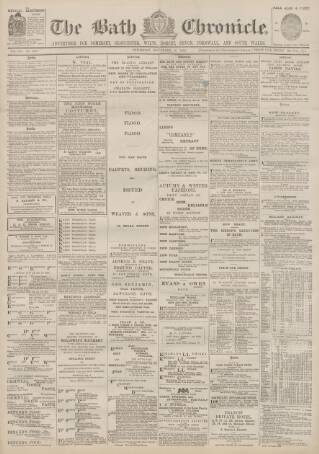 cover page of Bath Chronicle and Weekly Gazette published on November 15, 1894