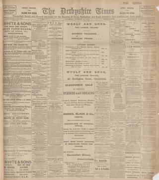 cover page of Derbyshire Times published on November 15, 1902