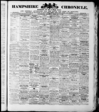 cover page of Hampshire Chronicle published on February 28, 1914