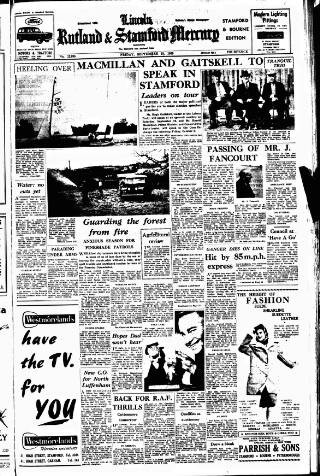 cover page of Stamford Mercury published on September 18, 1959
