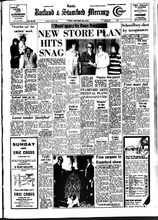 cover page of Stamford Mercury published on February 28, 1975