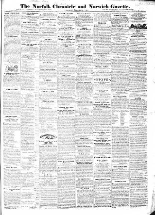 cover page of Norfolk Chronicle published on February 28, 1846