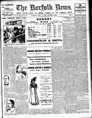 cover page of Norfolk News published on September 18, 1909