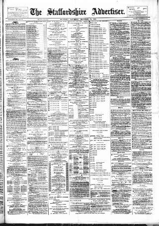 cover page of Staffordshire Advertiser published on December 30, 1899