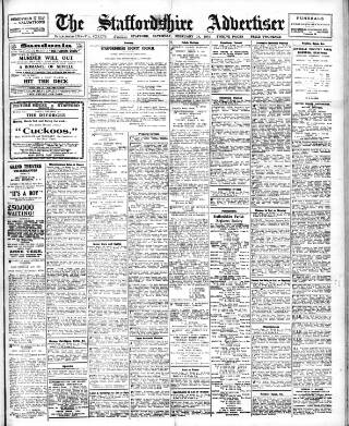 cover page of Staffordshire Advertiser published on February 28, 1931