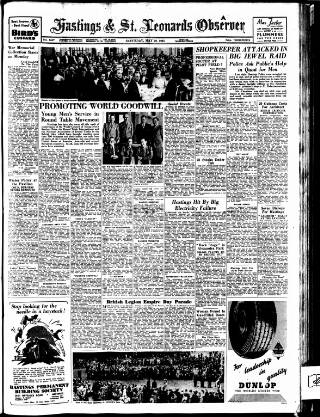 cover page of Hastings and St Leonards Observer published on May 29, 1948