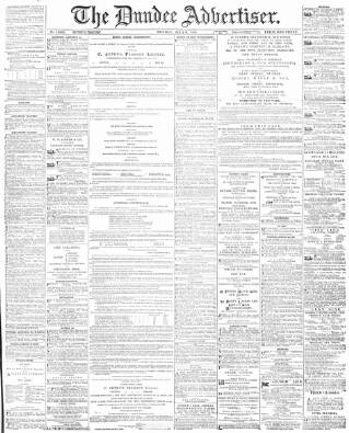 cover page of Dundee Advertiser published on July 6, 1896