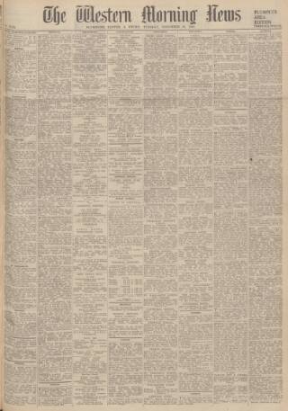 cover page of Western Morning News published on November 30, 1948