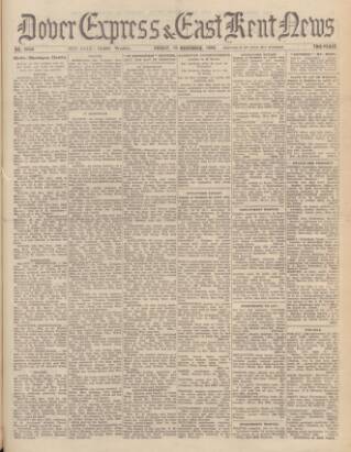 cover page of Dover Express published on November 15, 1946