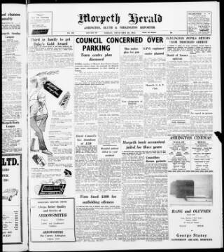 cover page of Morpeth Herald published on November 30, 1973