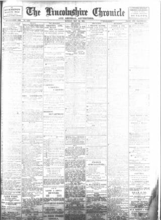 cover page of Lincolnshire Chronicle published on May 29, 1911