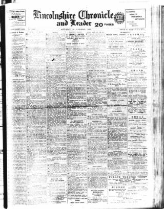 cover page of Lincolnshire Chronicle published on November 30, 1935