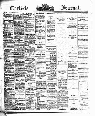 cover page of Carlisle Journal published on February 28, 1888