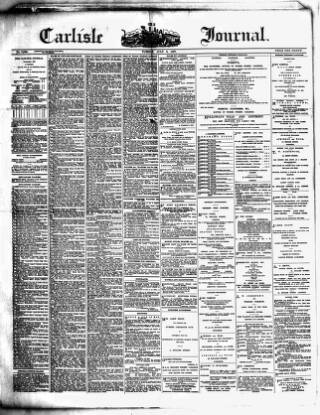 cover page of Carlisle Journal published on July 6, 1897