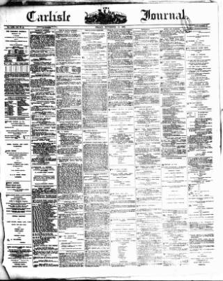 cover page of Carlisle Journal published on November 15, 1901