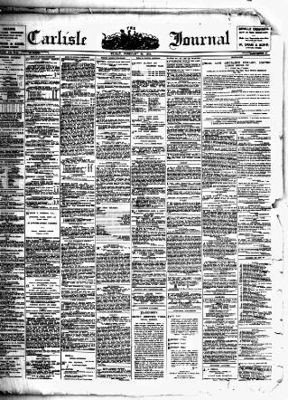 cover page of Carlisle Journal published on February 28, 1913