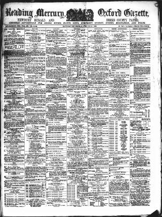 cover page of Reading Mercury published on November 30, 1889