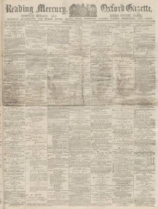 cover page of Reading Mercury published on December 30, 1899
