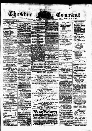 cover page of Chester Courant published on July 6, 1881