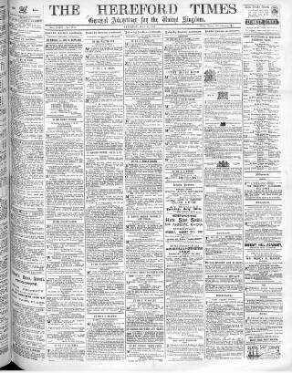cover page of Hereford Times published on July 6, 1901