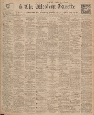 cover page of Western Gazette published on February 28, 1930