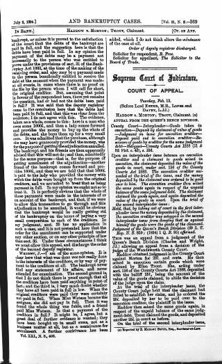 cover page of County Courts Chronicle published on July 2, 1894