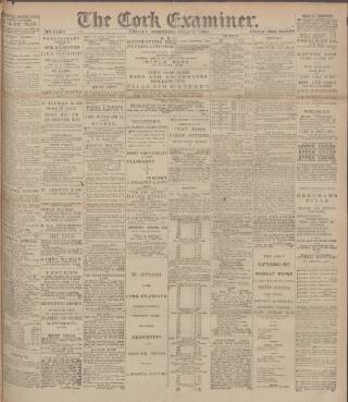 cover page of Cork Examiner published on July 6, 1900