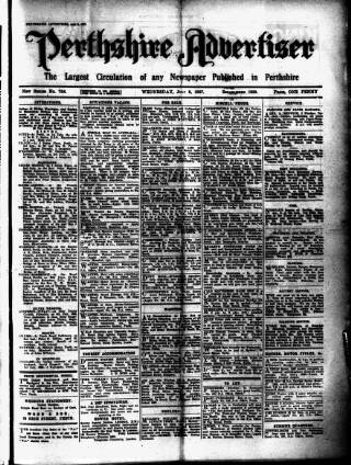 cover page of Perthshire Advertiser published on July 6, 1927