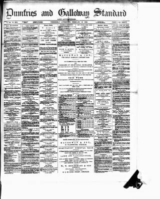 cover page of Dumfries and Galloway Standard published on February 28, 1894