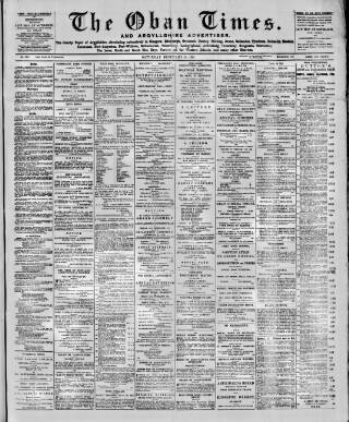 cover page of Oban Times and Argyllshire Advertiser published on February 28, 1914