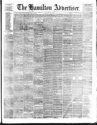 cover page of Hamilton Advertiser published on February 28, 1874
